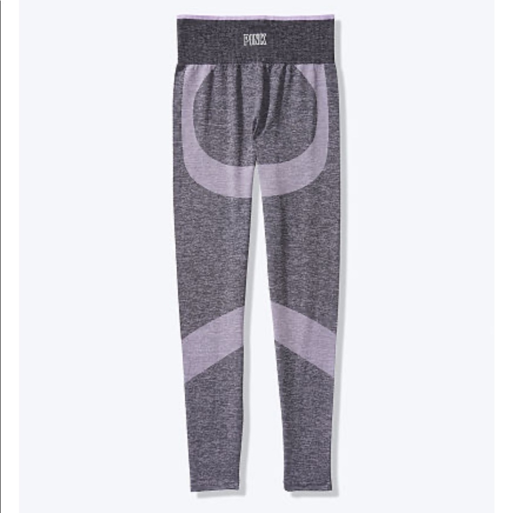 PINK Seamless Legging - Heather + Lavender